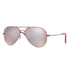 Ray-ban Red Sunglasses, Pink Lenses - Rb3558