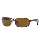 Ray-ban Red Sunglasses, Polarized Brown Lenses - Rb3445