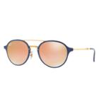 Ray-ban Gold Sunglasses, Pink Lenses - Rb4287