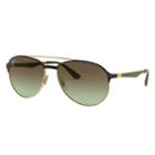 Ray-ban Gold Sunglasses, Brown Lenses - Rb3606