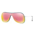 Ray-ban White Sunglasses, Pink Lenses - Rb4311n