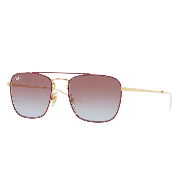 Ray-ban Men's Gold Sunglasses, Violet Lenses - Rb3588