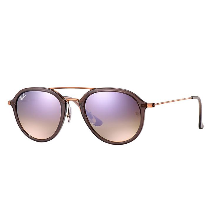 Ray-ban Copper Sunglasses, Violet Lenses - Rb4253