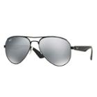 Ray-ban Black Sunglasses, Gray Lenses - Rb3523