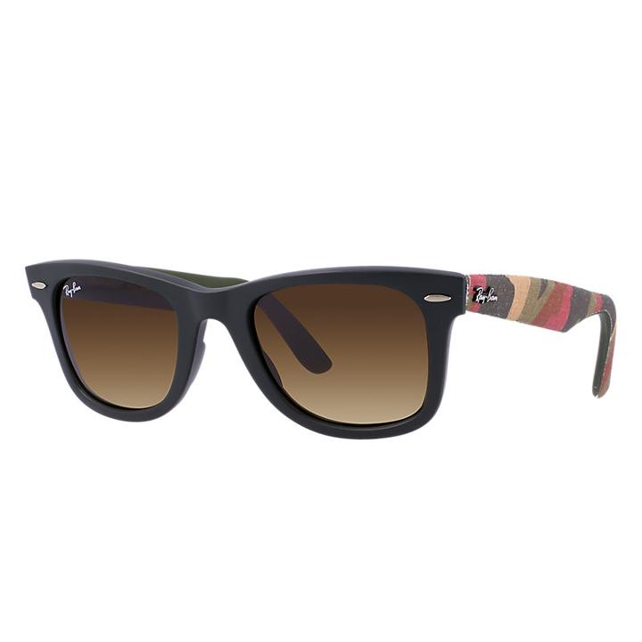 Ray-ban Original Wayfarer Urban Camouflage Multi Sunglasses, Brown Lenses - Rb2140