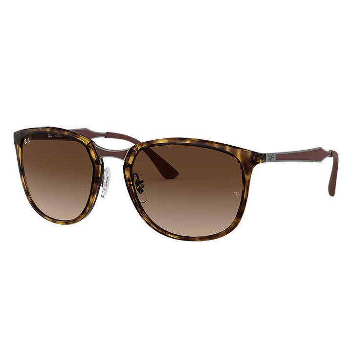 Ray-ban Gunmetal Sunglasses, Brown Lenses - Rb4299