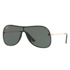 Ray-ban Gold Sunglasses, Green Lenses - Rb4311n