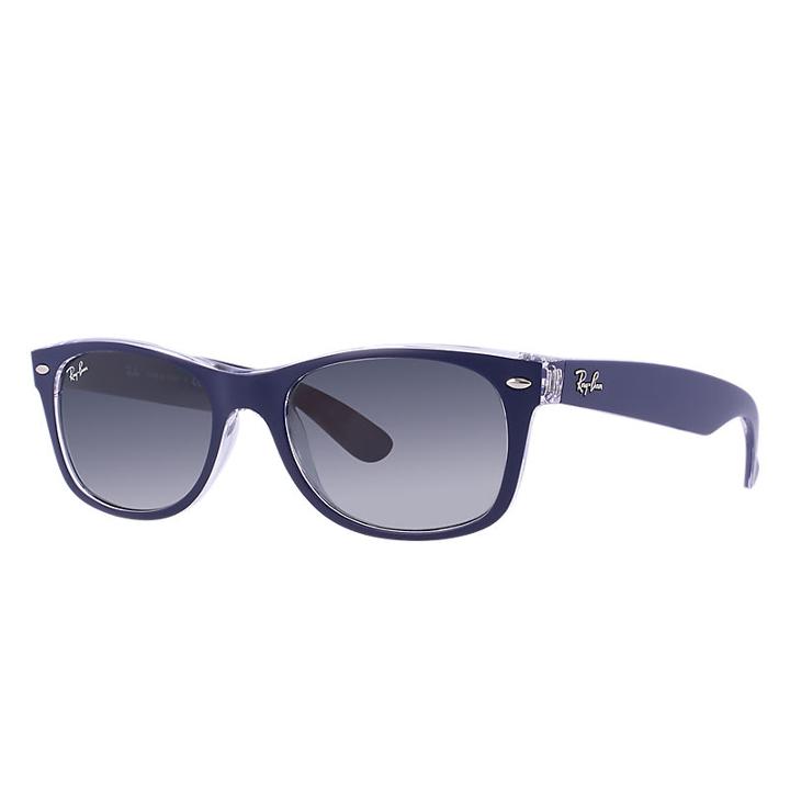 Ray-ban New Wayfarer Color Mix Blue Sunglasses, Gray Lenses - Rb2132