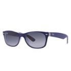 Ray-ban New Wayfarer Color Mix Blue Sunglasses, Gray Lenses - Rb2132