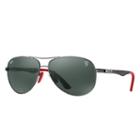 Ray-ban Scuderia Ferrari Mx Gp17 Ltd Black Sunglasses, Green Lenses - Rb8313m