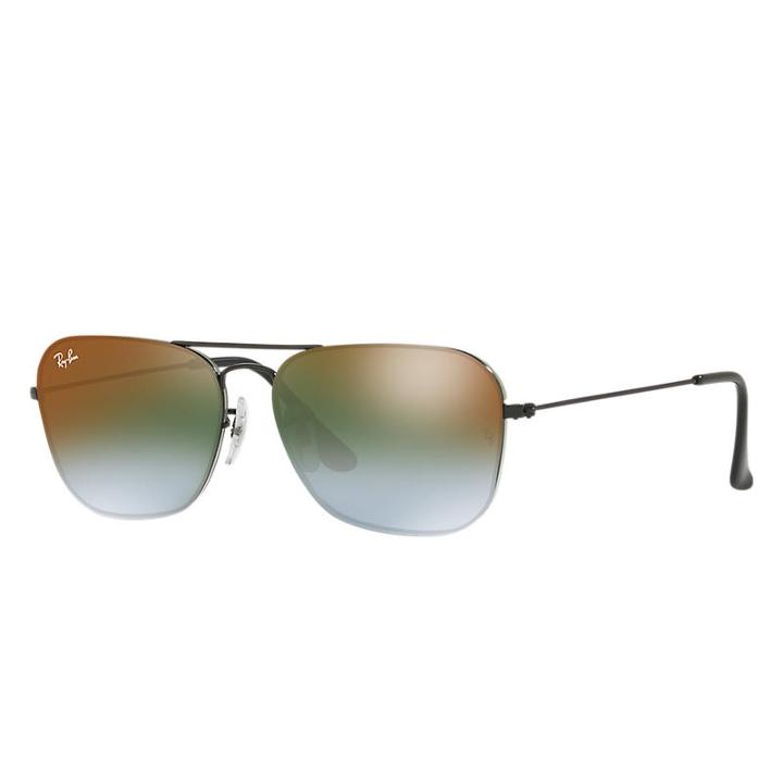 Ray-ban Black Sunglasses, Green Lenses - Rb3603