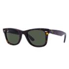 Ray-ban Original Wayfarer Blue Sunglasses, Green Lenses - Rb2140
