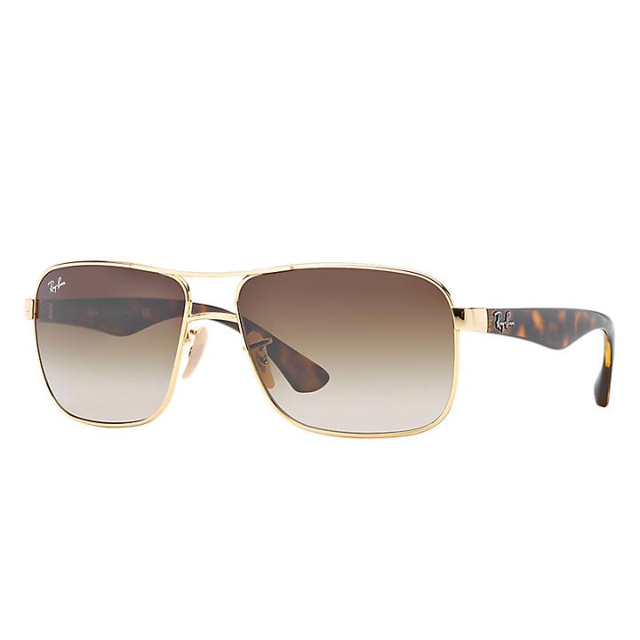 Ray-ban Blue Sunglasses, Brown Lenses - Rb3516