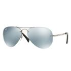 Ray-ban Silver Sunglasses, Gray Lenses - Rb3449