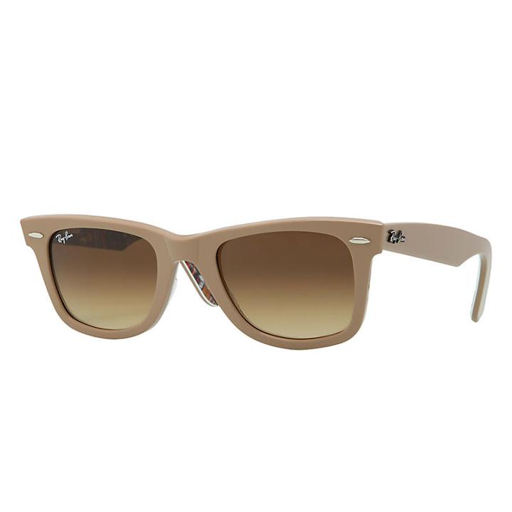 Ray-ban Original Wayfarer Rare Prints Brown Sunglasses, Brown Sunglasses Lenses - Rb2140