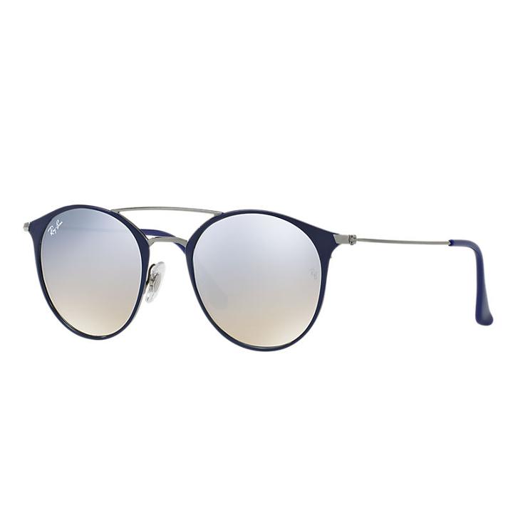 Ray-ban Gunmetal Sunglasses, Gray Lenses - Rb3546