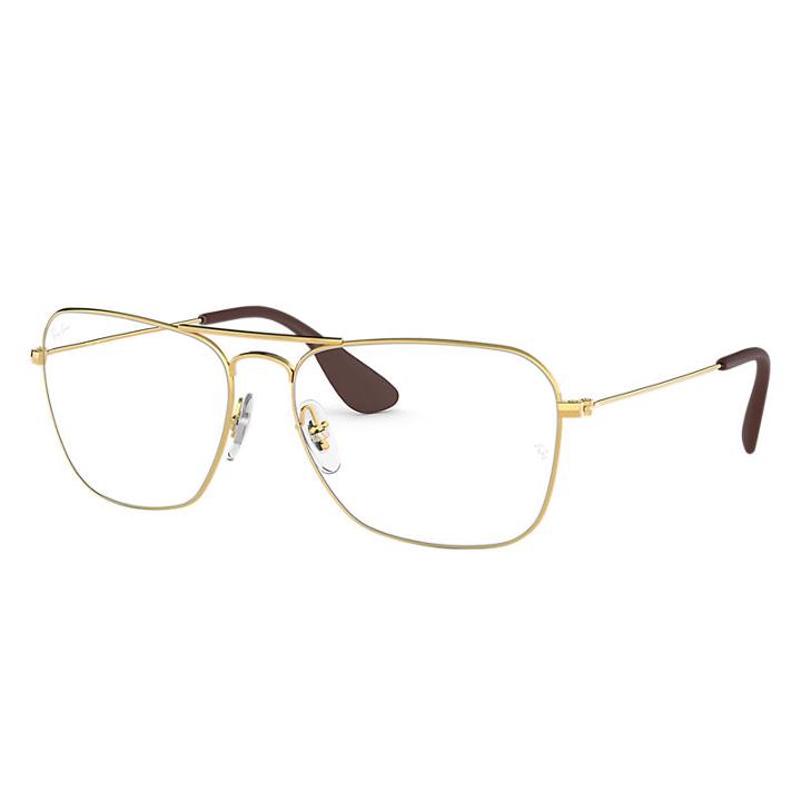 Ray-ban Gold Eyeglasses - Rb3610v