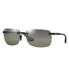 Ray-ban Men's Chromance Black Sunglasses, Polarized Gray Lenses - Rb4255