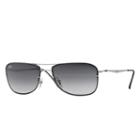 Ray-ban Silver Sunglasses, Gray Lenses - Rb8054