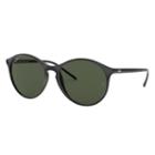 Ray-ban Black Sunglasses, Green Lenses - Rb4371