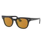 Ray-ban Meteor Classic Black Sunglasses, Polarized Yellow Lenses - Rb2168