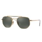 Ray-ban Marshal Gold Sunglasses, Green Lenses - Rb3648
