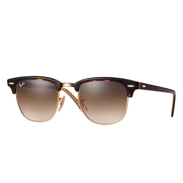 Ray-ban Clubmaster @collection Blue Sunglasses, Brown Lenses - Rb3016