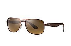 Ray-ban Unisex Brown Sunglasses