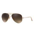 Ray-ban Aviator Gradient Gold - Rb3025