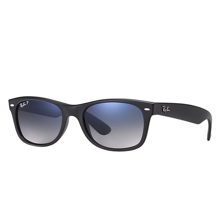 Ray-ban New Wayfarer Classic Black, Polarized Lenses - Rb2132