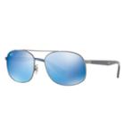 Ray-ban Grey Sunglasses, Blue Lenses - Rb3593