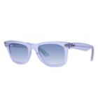 Ray-ban Original Wayfarer Ice Pops Purple Sunglasses, Blue Lenses - Rb2140