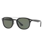 Ray-ban Black Sunglasses, Polarized Green Lenses - Rb2183