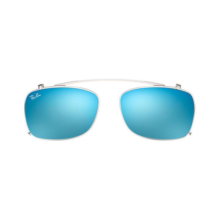 Ray-ban Men's Rb5228 Clip-on Silver Sunglasses - Rb5228c
