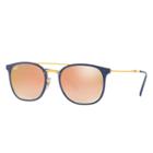 Ray-ban Men's Gold Sunglasses, Pink Lenses - Rb4286