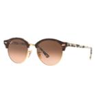 Ray-ban Clubround @collection Blue Sunglasses, Pink Lenses - Rb4246