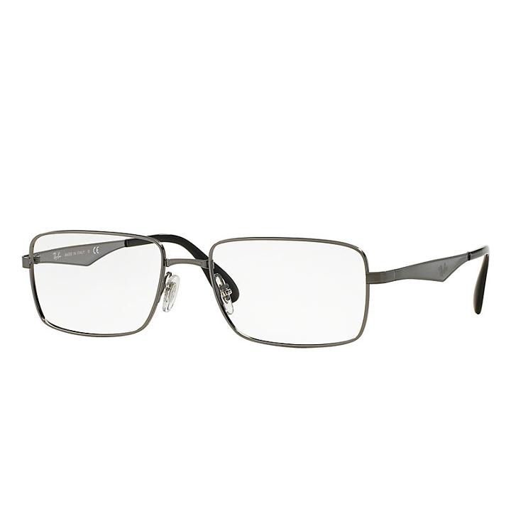 Ray-ban Gunmetal Eyeglasses Sunglasses - Rb6329