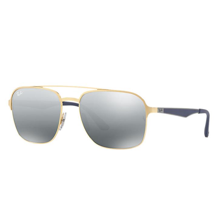 Ray-ban Men's Blue Sunglasses, Gray Lenses - Rb3570