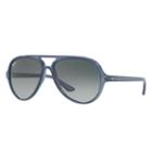 Ray-ban Cats 5000 Blue Sunglasses, Gray Lenses - Rb4125