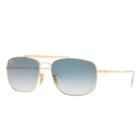 Ray-ban Colonel Gold Sunglasses, Blue Lenses - Rb3560