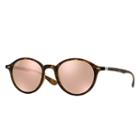 Ray-ban Round Liteforce Blue Sunglasses, Pink Lenses - Rb4237