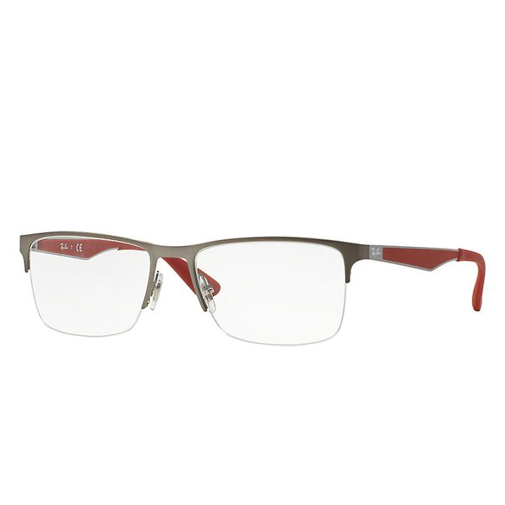 Ray-ban Gunmetal Eyeglasses Sunglasses - Rb6335
