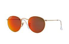 Ray-ban Men's Gold Round Sunglasses