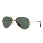 Ray-ban Gold Sunglasses, Green Lenses - Rb3558