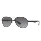 Ray-ban Black Sunglasses, Polarized Gray Lenses - Rb3549