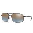 Ray-ban Black Sunglasses, Polarized Blue Lenses - Rb3604ch