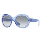 Ray-ban Women's Blue Sunglasses, Gray Lenses - Rb4191