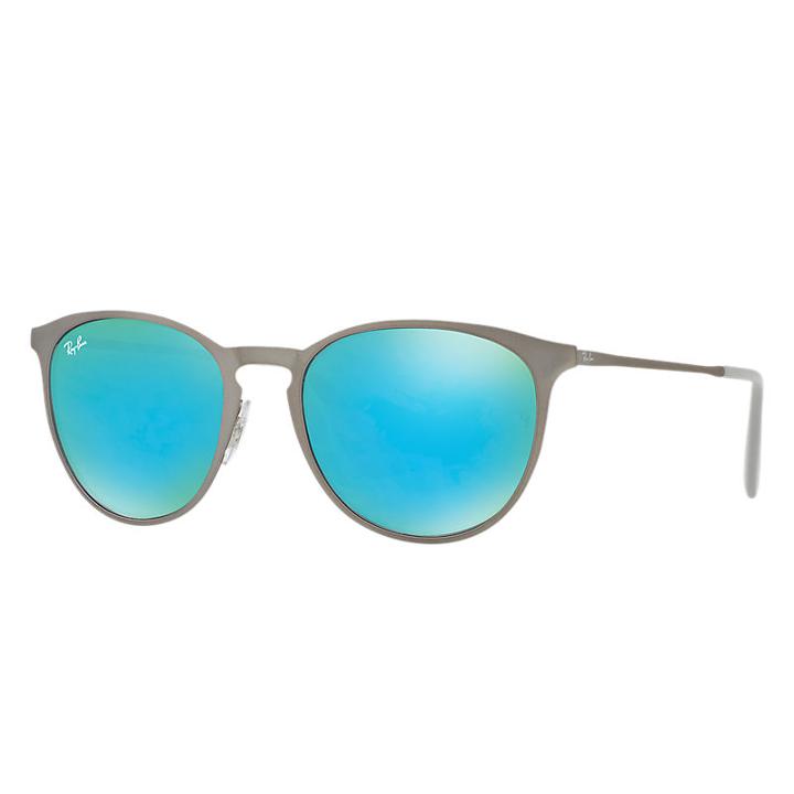 Ray-ban Women's Erika Metal Gunmetal Sunglasses, Green Lenses - Rb3539