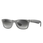 Ray-ban New Wayfarer Color Mix Gunmetal Sunglasses, Gray Lenses - Rb2132