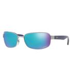 Ray-ban Rb3566 Chromance Blue Sunglasses, Polarized Blue Sunglasses Lenses - Rb3566ch